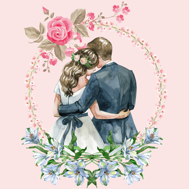 Floral Romance wedding theme preview